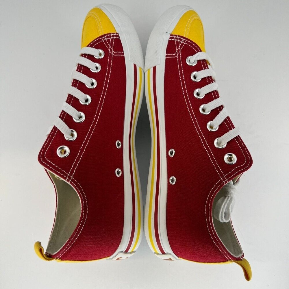 University of Southern California Unisex Red Yellow Size 9M 11W Canvas Shoes - Picture 6 of 9